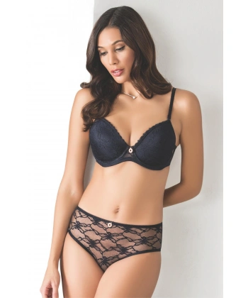 Dantel Kaplı Sütyen Külot Takım Kadın 6042