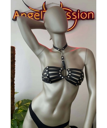 Deri Sütyen Fantazi Giyim - Brf224_kopya(1)