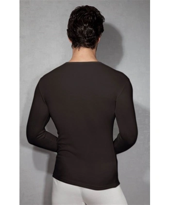 Doreanse Erkek  Yuvarlak Yaka Uzun Kol T Shirt 2965
