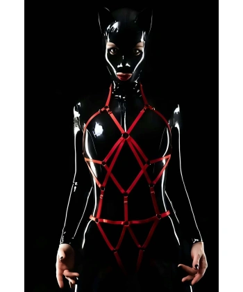 Elastik Seksi Body Harness, Seksi Full Body Bayan Harness - Brf1082
