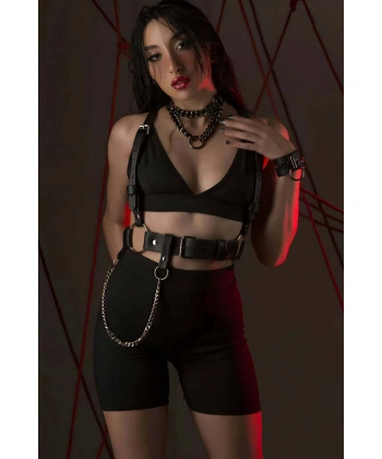 Fantazi Deri Omuzdan Askılı Harness - Brf1266