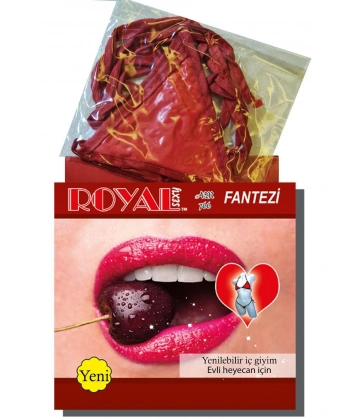 Fantezi Tüketilebilen Yenilebilir Kiraz Aromalı İç Çamaşırı Takımı