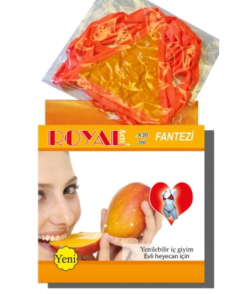 Fantezi Tüketilebilen Yenilebilir Mango Aromalı İç Çamaşırı Takımı