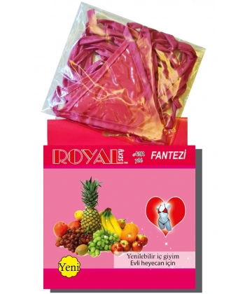 Fantezi Tüketilebilen Yenilebilir Tropikal Aromalı İç Çamaşırı Takımı