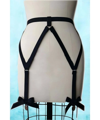 Fiyonklu Seksi Jartiyer Harness - Brf68