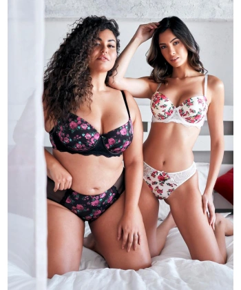 Gardenia Big Size Plunge Bra, Ekru Konforlu Ve Şık Sütyen