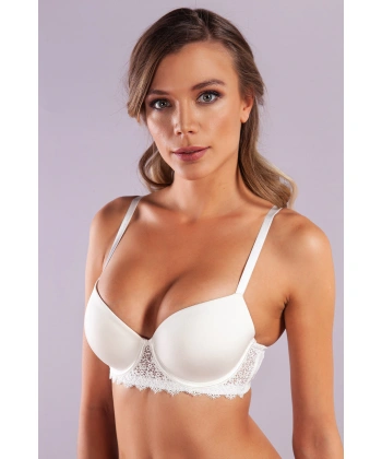 Garland Big Size Plunge Bra, Ekrı Konforlu Ve Şık Sütyen