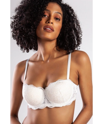 G.colors Push Up Strapless Bra, Ekru Konforlu Ve Şık Sütyen