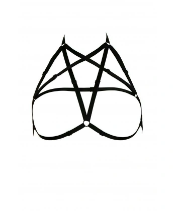 Göğüs Bölgesi Şık Pentagram Harness - Brf170
