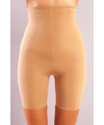 Golshan Girdle Extra Hight Waist Short Corset, İz Yapmayan Görünmez Ekstra Yüksek Bel Uzun Paçalı Ten Korse