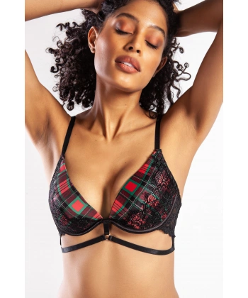 Gusto Foam Cup Push Up Bra,siyah Renk Konforlu Ve Şık Sütyen