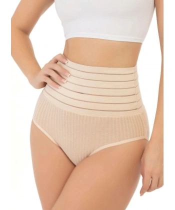 Kadın  Ten Rengi Korse Külot Takımı