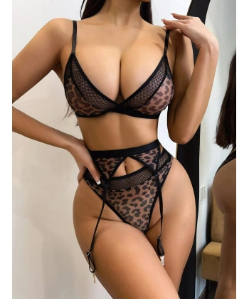 Leopar Jartiyer  Fantazi 5li Takım 2074