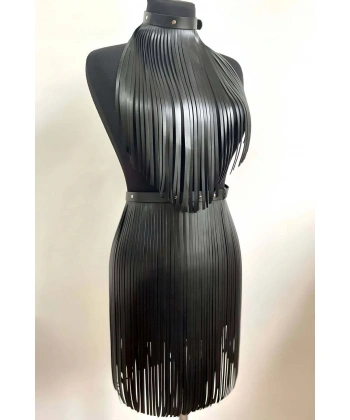 Püsküllü Uzun Etek Ve Büstiyer Takım - Brf997