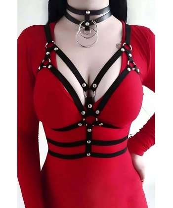 Seksi Elbise İç Giyim Harness - Brf296