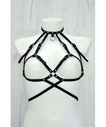Seksi Giyim Deri Harness - Brf330