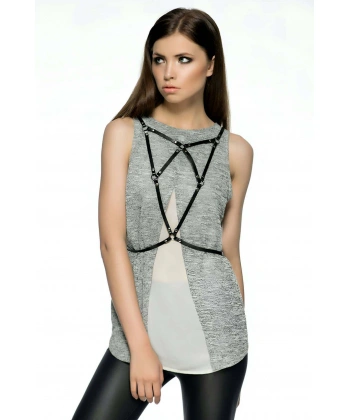 Sırtı V Detaylı Şık Harness - Brf179