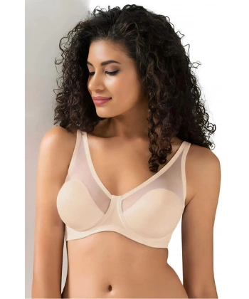 Tül Kaplı Soft Cup Sütyen Kadın 9200