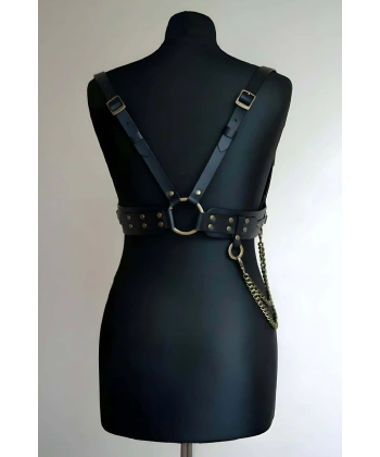 Zincir Detaylı Şık Tarz Kemer, Omuz Ve Sırt Kemer - Brf908