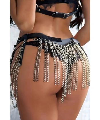 Zincirli Seksi Fantazi Etek - Brf301