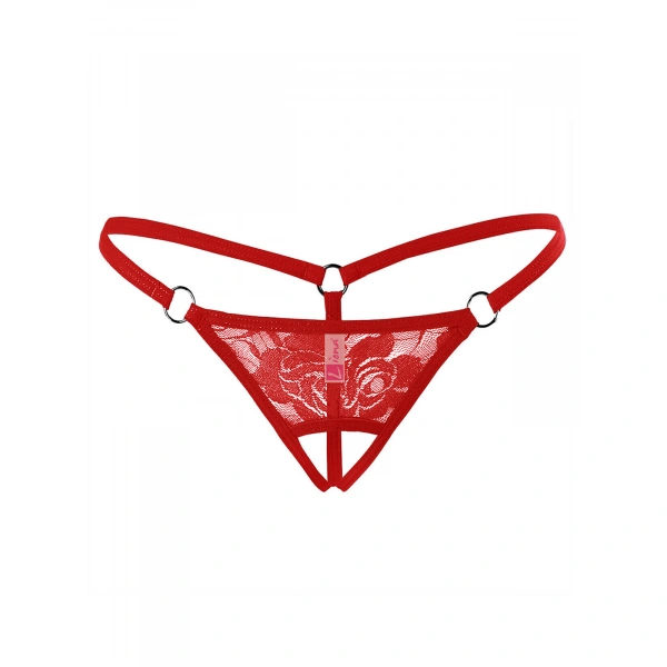 Beruflic Ağı Açık Dantelli Büyük Beden Fantezi G String