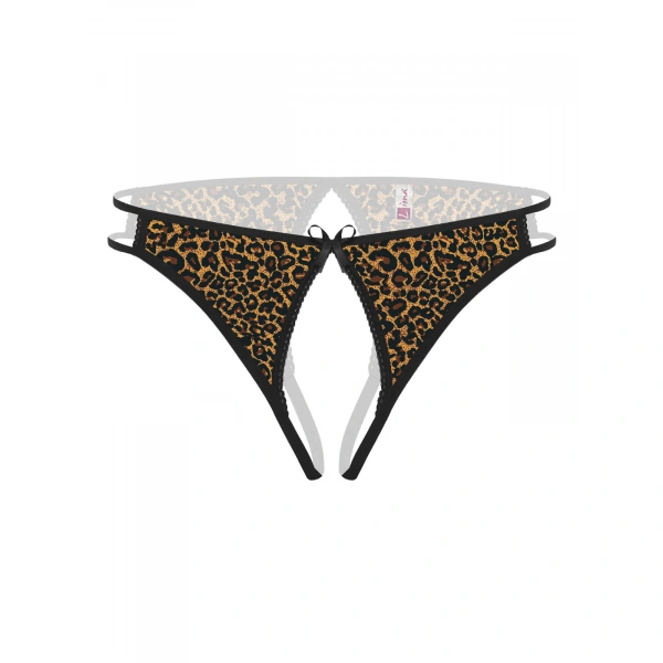 Beruflic Ağı Açık Leopar Desenli Fantezi Külot String