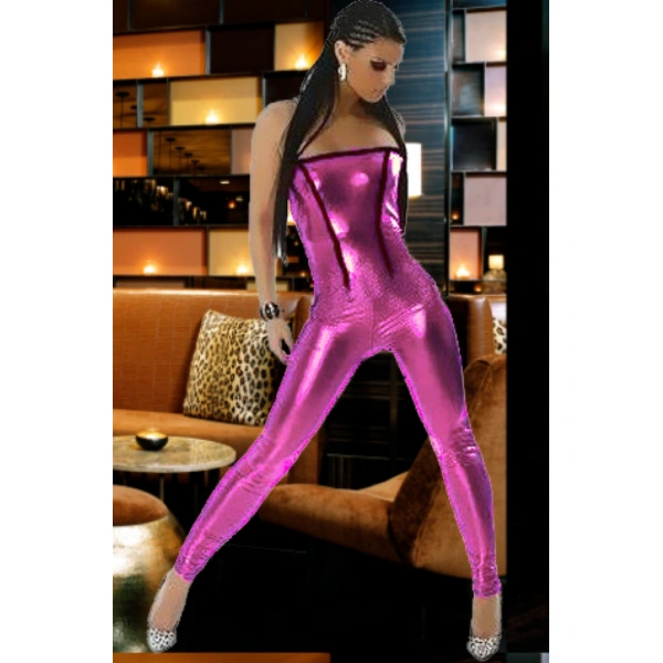 Beruflic Br031049 Fantazi Parlak Lame  Tulum Tayt