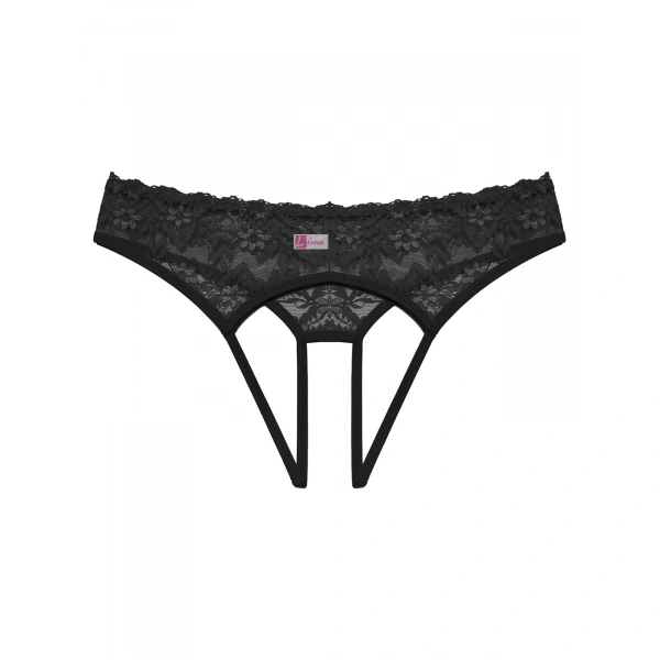 Beruflic Büyük Beden Dantelli Kadın Siyah Fantazi Külot