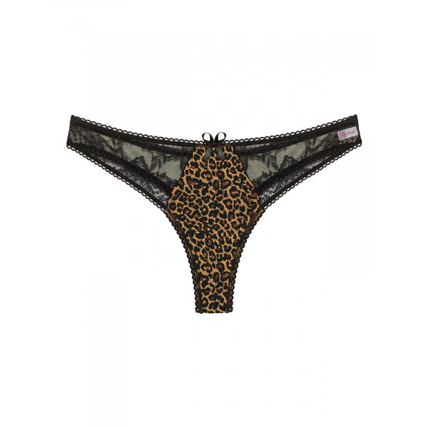 Beruflic Büyük Beden Leopar Desenli Fantazi G String Bato Külot