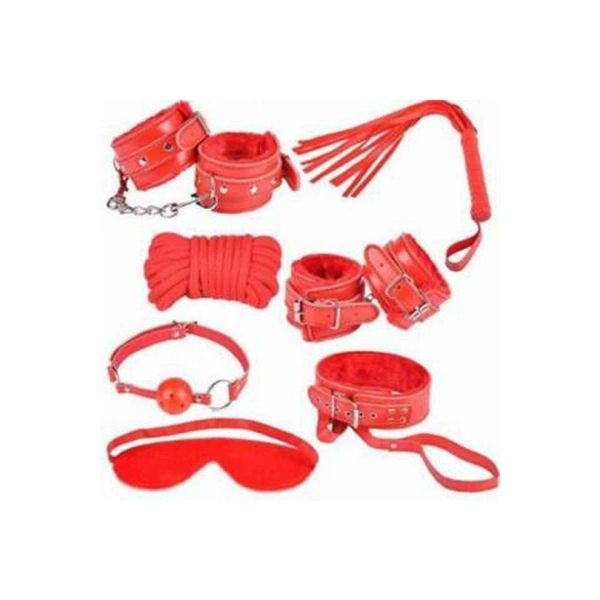 Beruflic Grinin 50 Tonu Fantazi Kelepçe Kırbaç Seti