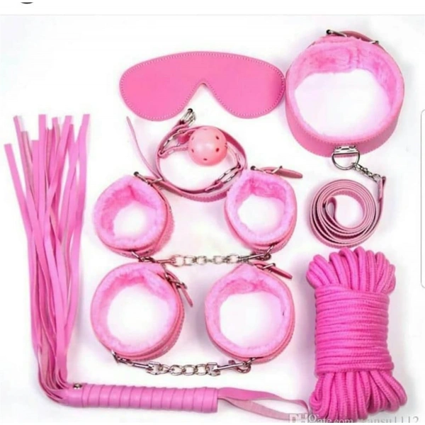 Beruflic Grinin 50 Tonu Fantazi Kelepçe Kırbaç Seti