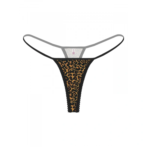 Beruflic Leopar Desenli Kadın Fantezi String