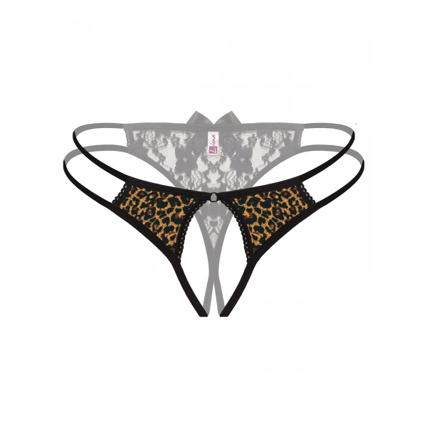 Beruflic Özel Bölgesi Açık Leopar Desenli Fantazi Külot