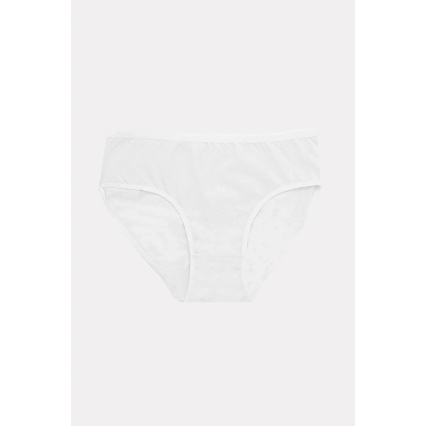 Büyük Beden Pamuklu Siyah Beyaz Ten Rengi 3lü Külot