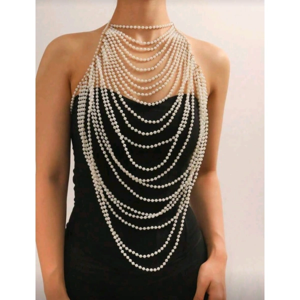 İncili Seksi Vücut Aksesuarı , Şık Bustiyer