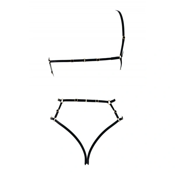 Kadın İç Giyim Lastik Harness - Brf340