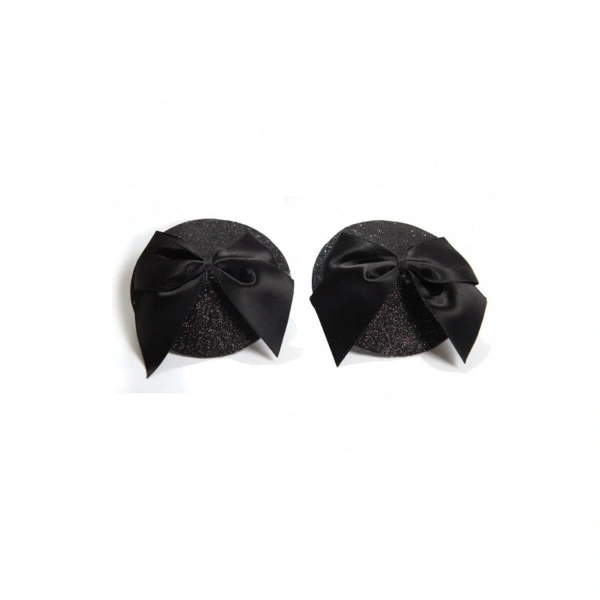 Siyah Fiyonklu Fantezi Göğüs Ucu Kapatıcı