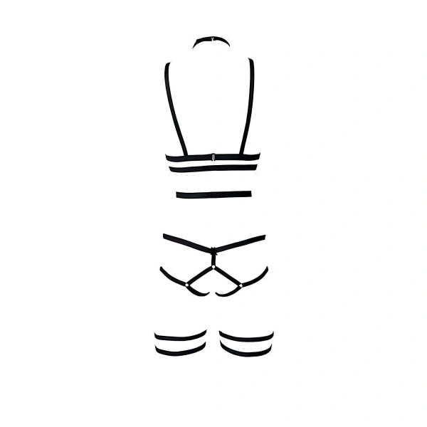 String - Sütyen Jartiyer Harness Takım - Brf142