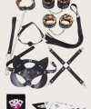 Beruflic Sexy Görselli Oyun Kartı Kama Sutra 7li Leopar Harness Set