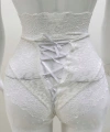 Ekru Dantelli Yüksek Bel Külot Venüs-k1012