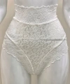 Ekru Dantelli Yüksek Bel Külot Venüs-k1012