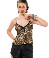 Leopar Babydoll Şortlu Takım - 1461