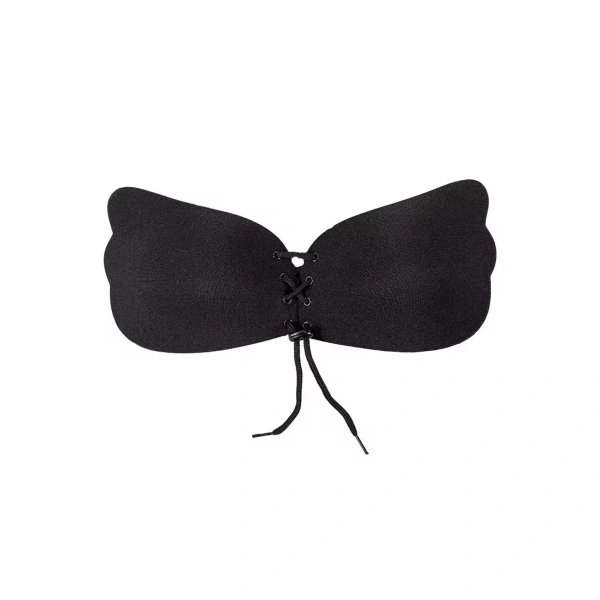 Siyah Yapışkan Kelebek Sütyen-519