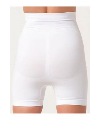 Beyaz Kadın Kalça Kaldırıcı Dikişsiz Korse - 760