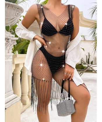 Kolsuz Püsküllü Elbise