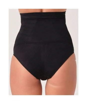 Siyah Kadın Dikişsiz Slip Korse - 780