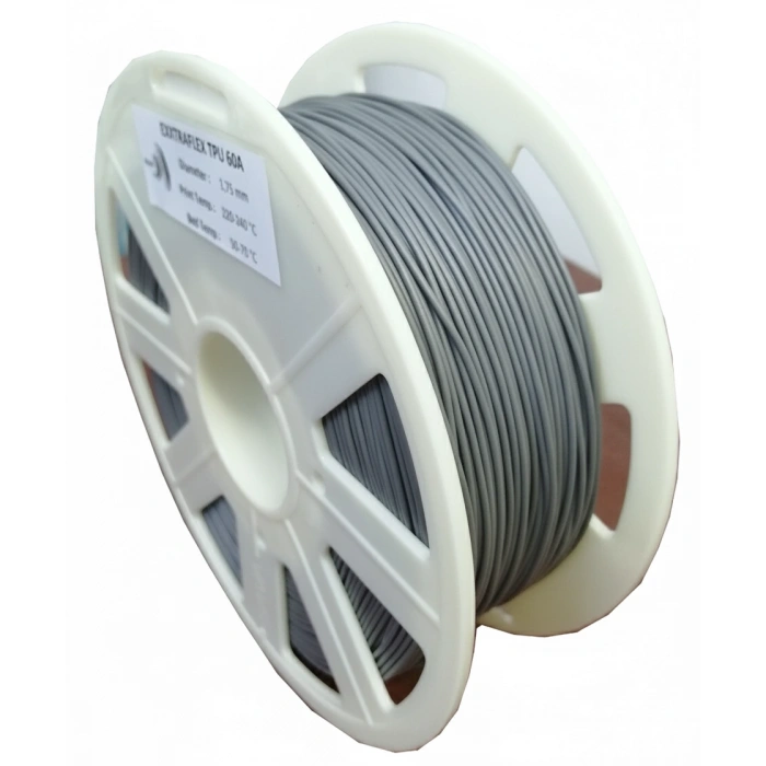 TPU FLEX 60A - GRİ SUPERFLEX FİLAMENT