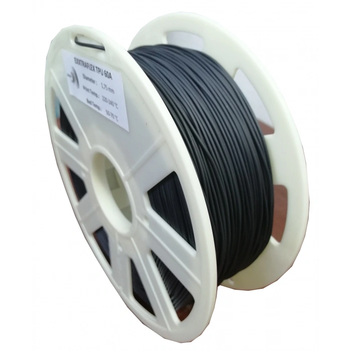 TPU FLEX 60A - SİYAH SUPERFLEX FİLAMENT