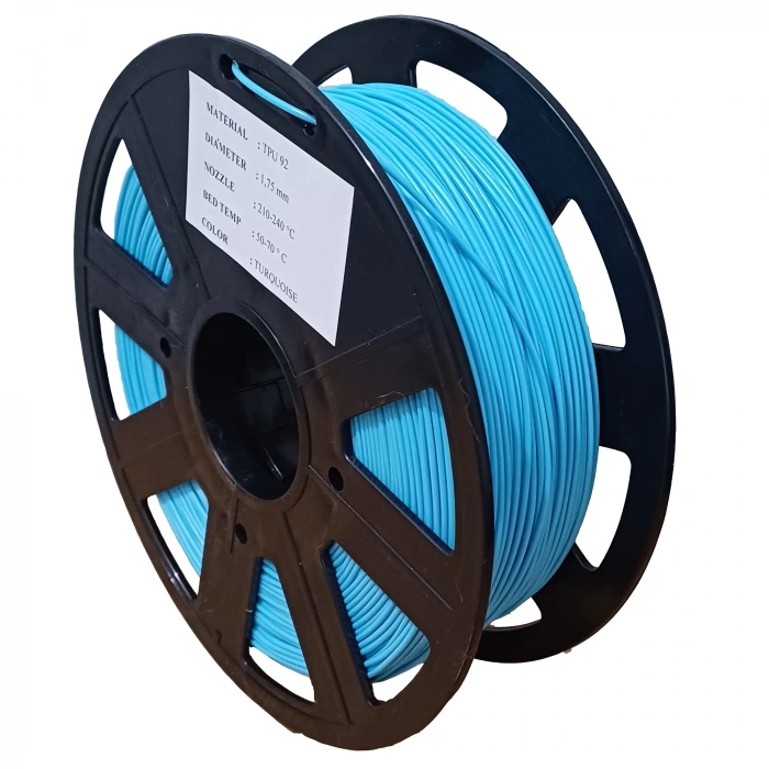TPU FLEX 95A - TURKUAZ ESNEK FİLAMENT