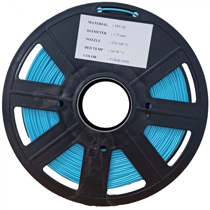 TPU FLEX 95A - TURKUAZ ESNEK FİLAMENT